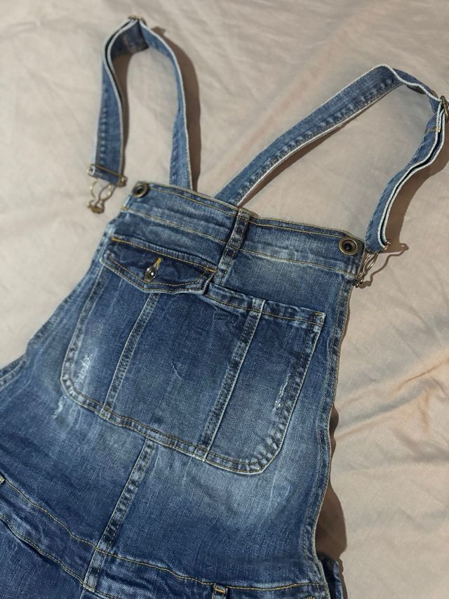 Mono vaquero vintage azul