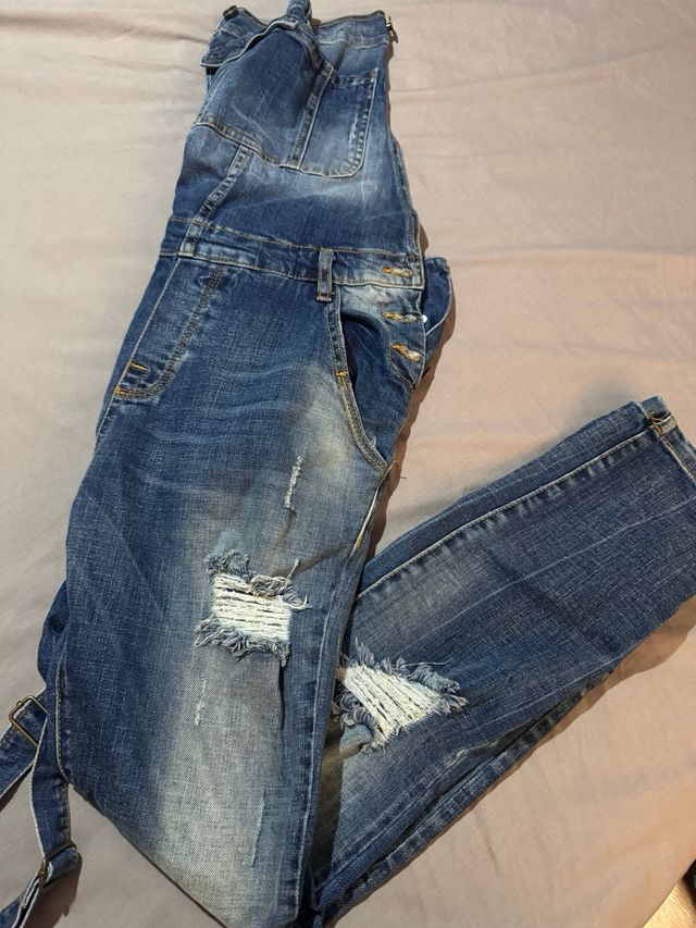 Mono vaquero vintage azul