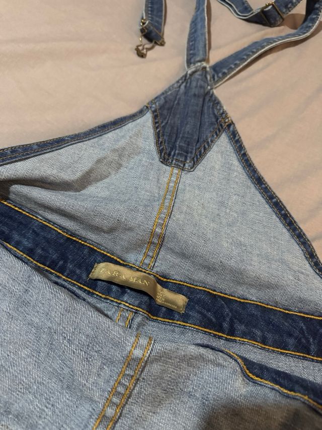 Mono vaquero vintage azul