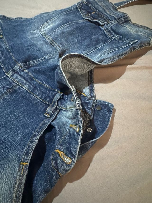 Mono vaquero vintage azul