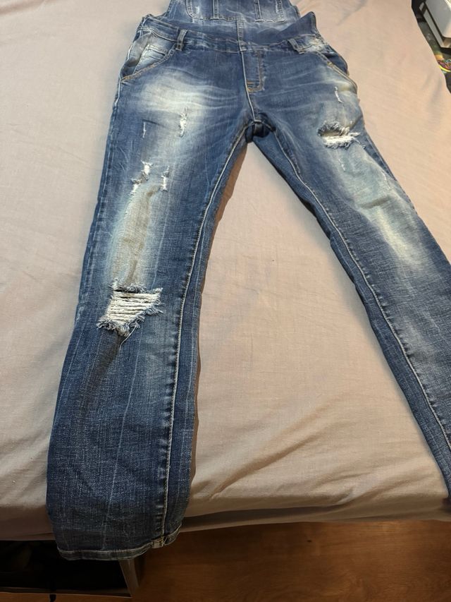 Mono vaquero vintage azul