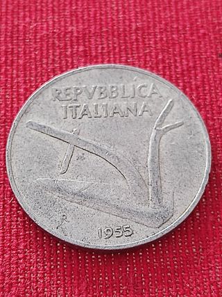 10 Lire Italia 1955 - moneta