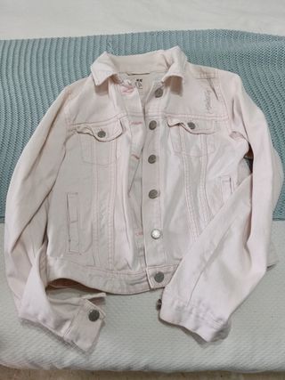 Chaqueta vaquera rosa H&M