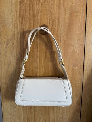Bolso Zara beige - de hombro