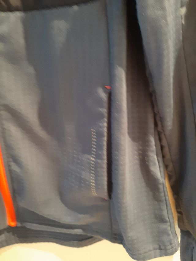 Chaqueta térmica híbrida mujer azul