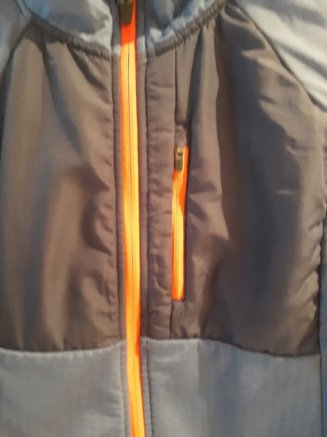 Chaqueta térmica híbrida mujer azul