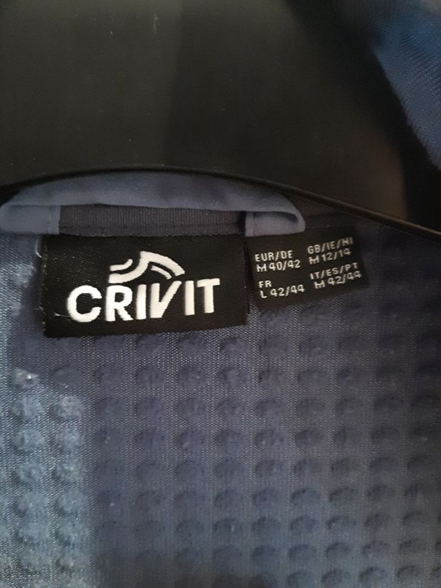 Chaqueta térmica híbrida mujer azul