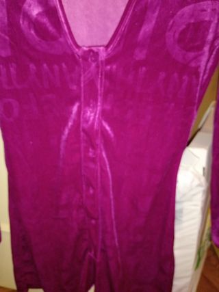 Vestido terciopelo SHEIN rosa S