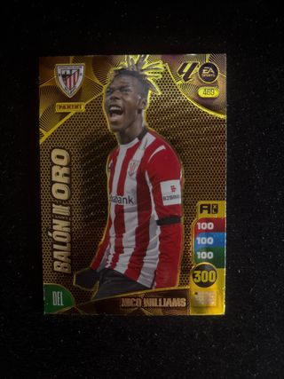 Nico Williams Balón de Oro Adrenalyn