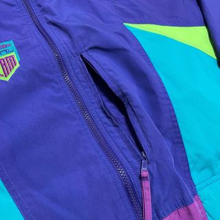 Vintage 80s Lotto multicolor Windbreaker