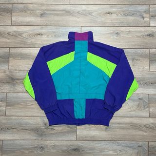 Vintage 80s Lotto multicolor Windbreaker