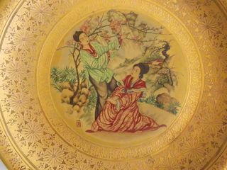 Plato Bavaria Zeh Scherzer vintage tema japonés