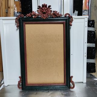 Marco antiguo vintage madera
