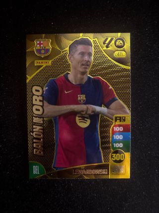 Balón de Oro Lewandowski adrenalyn