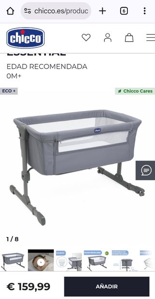 Minicuna Chicco Next2Me colecho