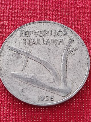10 Lire Italia 1956 - moneta