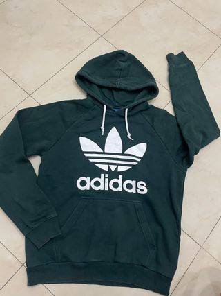 Felpa Adidas verde unisex