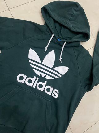 Felpa Adidas verde unisex