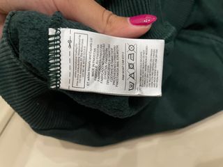 Felpa Adidas verde unisex