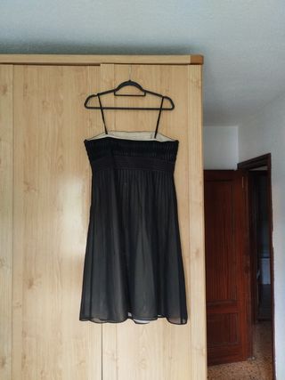 Vestido fiesta Caramelo negro
