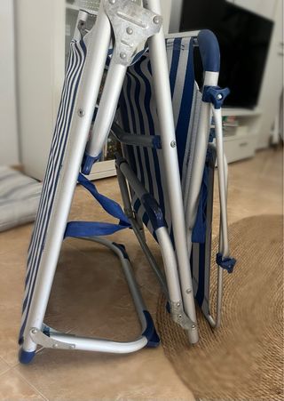 Tumbona playa plegable