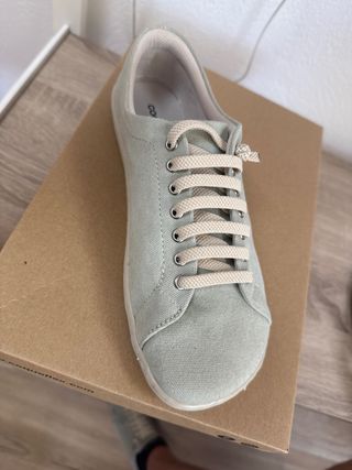 Zapatillas Coqueflex Lona Beige 36