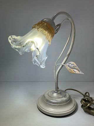 Lampada tavolo metallo argento/oro