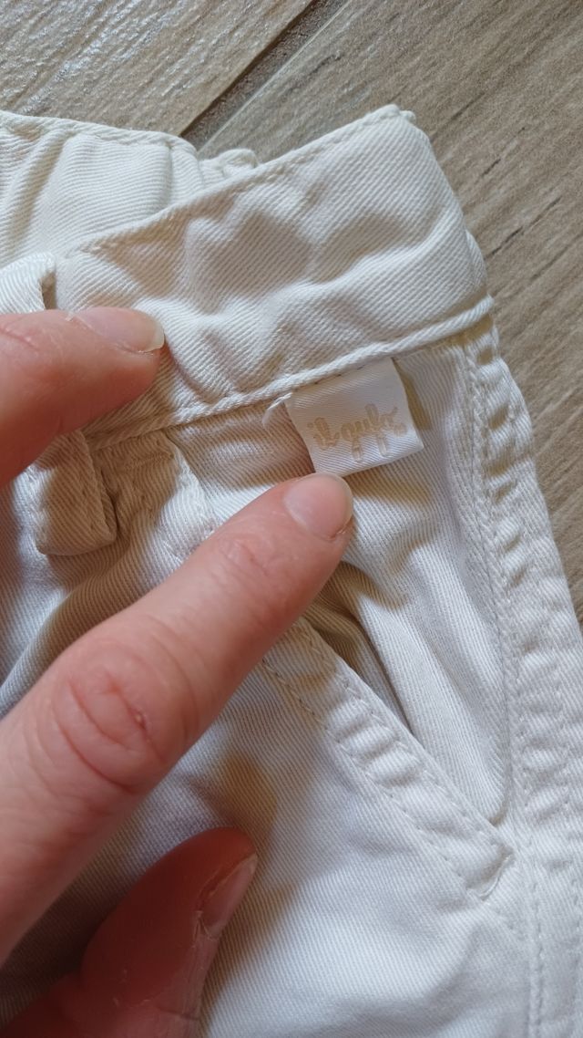 Pantaloni bimbo Il Gufo beige