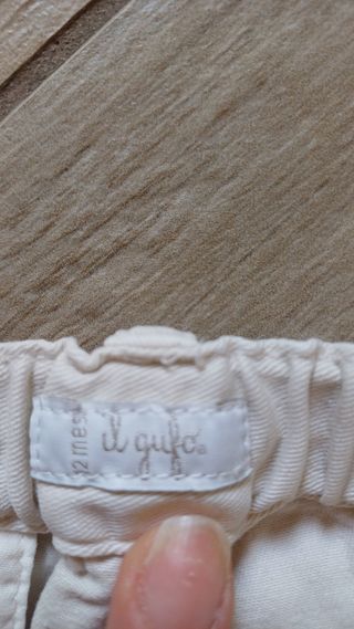 Pantaloni bimbo Il Gufo beige
