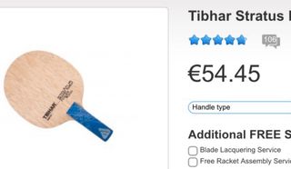 Pala Tibhar Stratus Powerwood + estuche  doble 