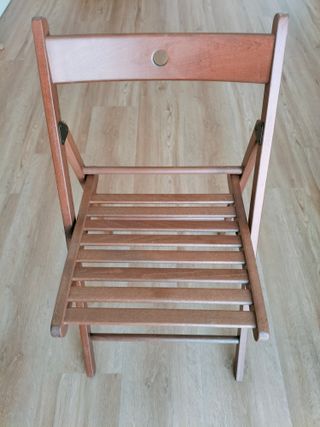 Sillas IKEA FRÖSVI plegables madera marrón