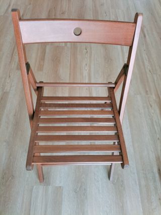 Sillas IKEA FRÖSVI plegables madera marrón