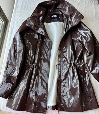 Parka Zara marrón