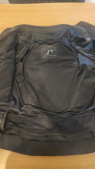 Chaqueta moto verano negra