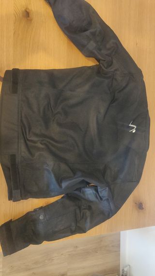 Chaqueta moto verano negra