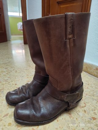 Botas Sancho Piel Marrón Talla 41