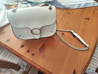 Borsa a tracolla bianca