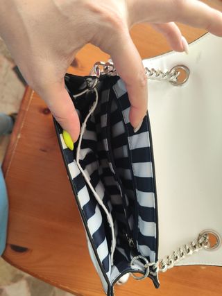 Borsa a tracolla bianca