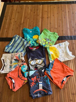 9 Camisetas Niño 4 Años
marcas Tuc tuc y Boboli 