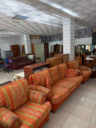 Sofá 3 plazas estilo vintage