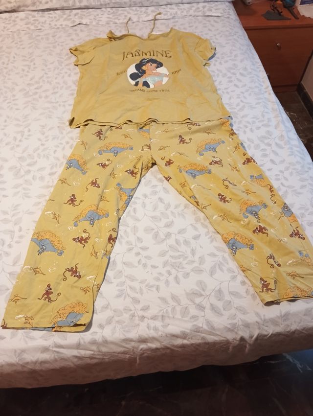 Pijama Jasmine Disney - Amarillo