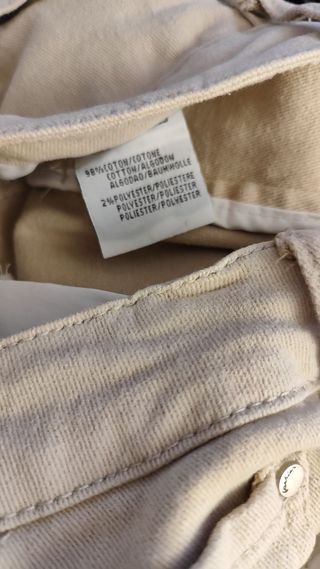 Falda vaquera beige XXL - 44