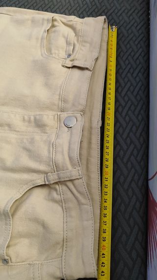 Falda vaquera beige XXL - 44