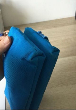 Estuche doble Oxford azul
