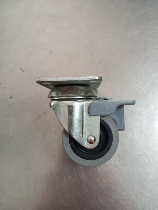 Ruedas giratorias dobles c/freno
