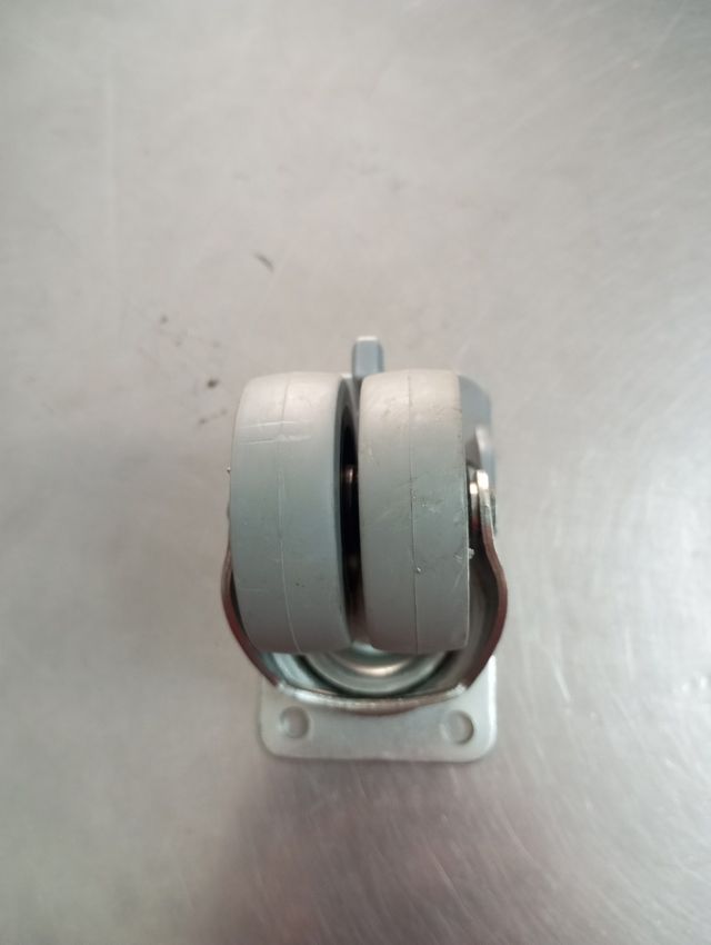 Ruedas giratorias dobles c/freno