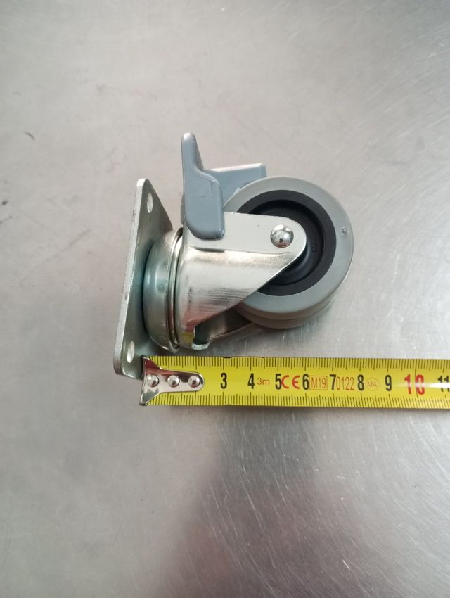 Ruedas giratorias dobles c/freno
