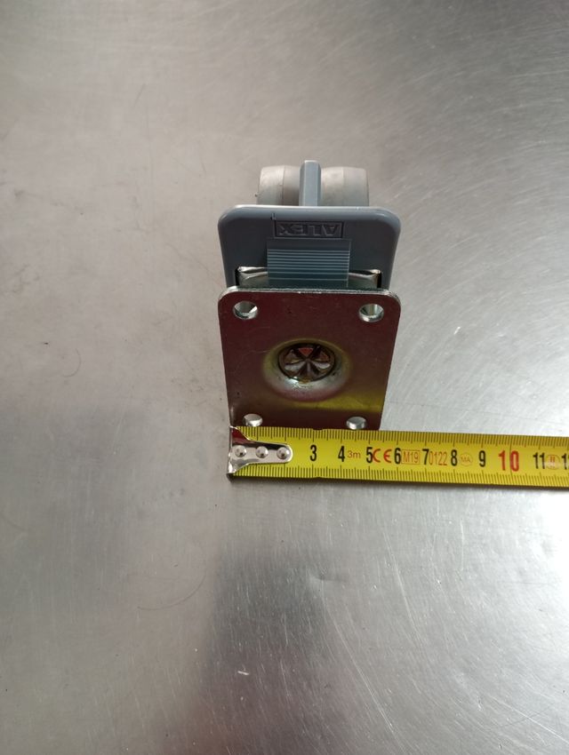 Ruedas giratorias dobles c/freno