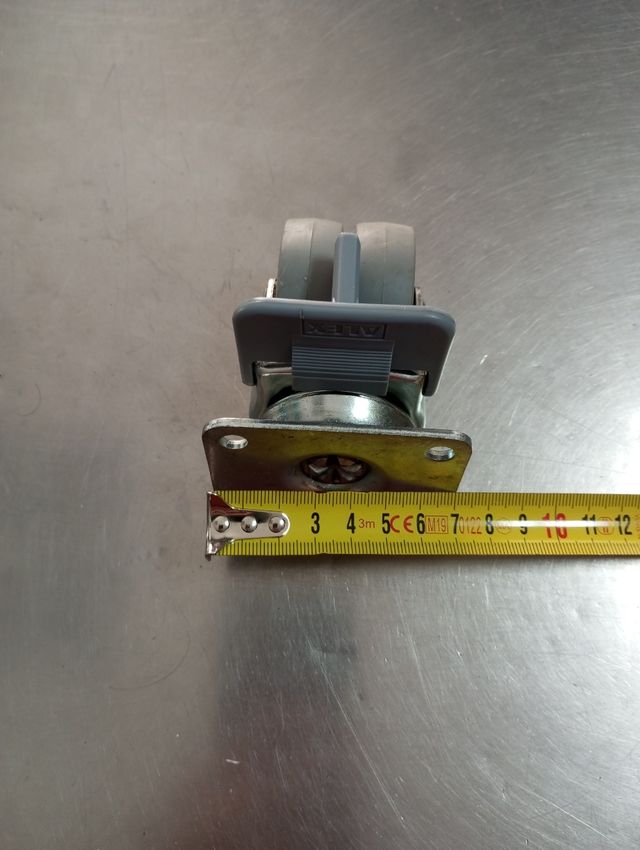 Ruedas giratorias dobles c/freno