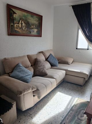 Chaiselongue beige - Sofá rinconera